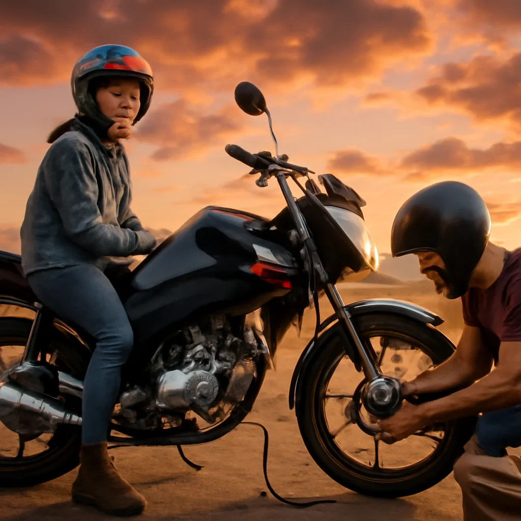 Calibragem do pneu da Start 160 para uso com garupa