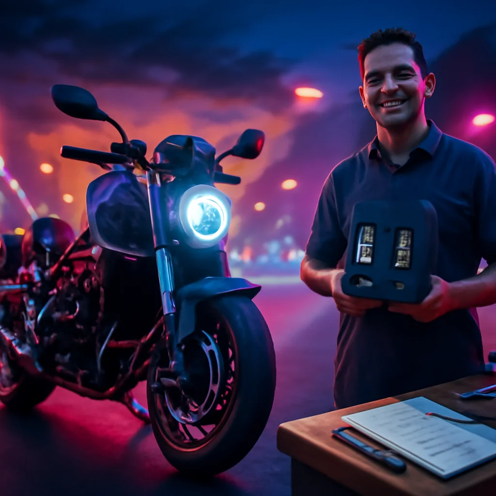 Valor para legalizar farol de led na moto