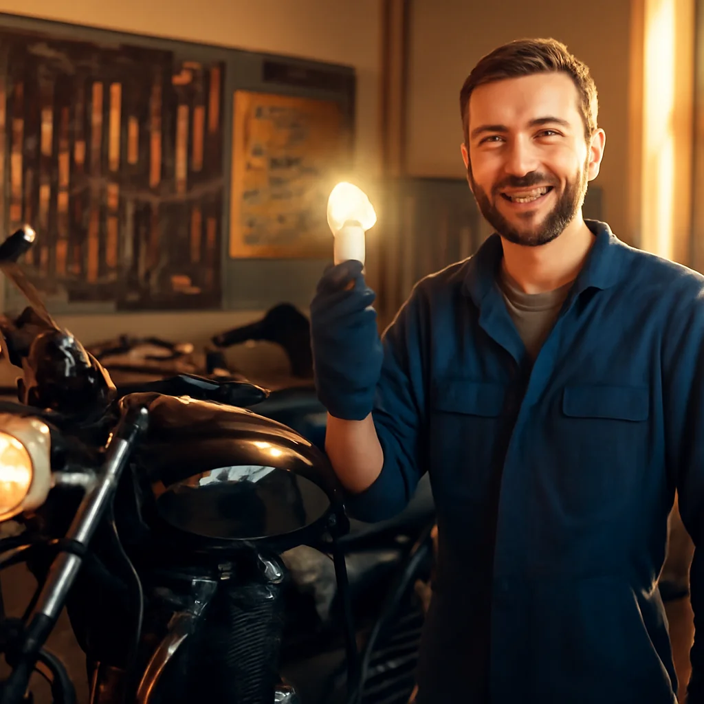 Valor para trocar farol de moto por LED legalizado